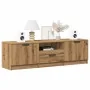 Mueble de TV madera de ingeniería roble artisan 140x35x40 cm by , TV Furniture - Ref: Foro24-856851, Price: 111,74 €, Discoun...