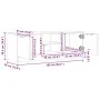 Mueble de TV madera contrachapada madera antigua 102x35x36,5 cm von , TV-Möbel - Ref: Foro24-856858, Preis: 63,54 €, Rabatt: %