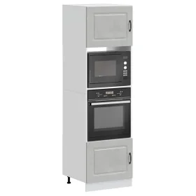 Armarios para horno 2 uds Lucca gris hormigón madera ingeniería von , Küchenschränke - Ref: Foro24-3315035, Preis: 190,83 €, ...