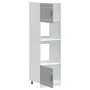 Armarios para horno 2 uds Lucca gris hormigón madera ingeniería de , Armarios de cocina - Ref: Foro24-3315035, Precio: 190,83...