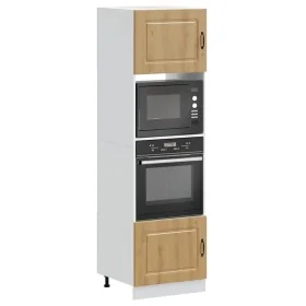 Armarios para horno 2uds Lucca roble artisan madera ingeniería de , Armarios de cocina - Ref: Foro24-3315040, Precio: 192,69 ...