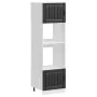 Armarios para horno 2 uds Kalmar negra madera de ingeniería de , Armarios de cocina - Ref: Foro24-3315042, Precio: 192,49 €, ...