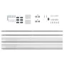 Kit de herrajes para puertas correderas aleación de aluminio de , Artículos para puertas - Ref: Foro24-4009752, Precio: 44,38...
