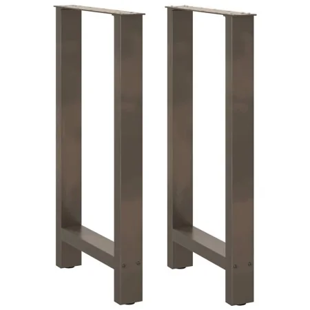 Patas para mesa de centro de acero natural 2 uds 50x(90-91) cm de , Patas para mesas - Ref: Foro24-4013331, Precio: 90,27 €, ...
