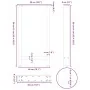 Patas para mesa de centro de acero natural 2 uds 50x(90-91) cm de , Patas para mesas - Ref: Foro24-4013331, Precio: 90,27 €, ...