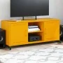 Mueble para TV acero laminado en frío amarillo 100,5x39x43,5 cm by , TV Furniture - Ref: Foro24-846665, Price: 92,84 €, Disco...