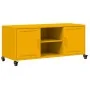 Mueble para TV acero laminado en frío amarillo 100,5x39x43,5 cm by , TV Furniture - Ref: Foro24-846665, Price: 92,84 €, Disco...