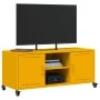 Mueble para TV acero laminado en frío amarillo 100,5x39x43,5 cm by , TV Furniture - Ref: Foro24-846665, Price: 92,84 €, Disco...