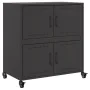 Aparador de acero negro 68x39x72 cm by , Sideboards - Ref: Foro24-846650, Price: 108,55 €, Discount: %