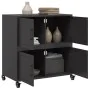 Aparador de acero negro 68x39x72 cm by , Sideboards - Ref: Foro24-846650, Price: 108,55 €, Discount: %
