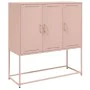 Aparador de acero rosa 100,5x39x107 cm by , Sideboards - Ref: Foro24-846537, Price: 109,19 €, Discount: %