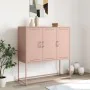 Aparador de acero rosa 100,5x39x107 cm by , Sideboards - Ref: Foro24-846537, Price: 109,19 €, Discount: %