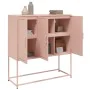 Aparador de acero rosa 100,5x39x107 cm by , Sideboards - Ref: Foro24-846537, Price: 109,19 €, Discount: %