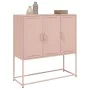 Aparador de acero rosa 100,5x39x107 cm by , Sideboards - Ref: Foro24-846537, Price: 109,19 €, Discount: %