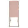 Aparador de acero rosa 100,5x39x107 cm by , Sideboards - Ref: Foro24-846537, Price: 109,19 €, Discount: %