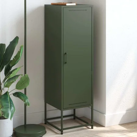 Aparador de acero verde oliva 36x39x123 cm by , Sideboards - Ref: Foro24-846528, Price: 100,16 €, Discount: %