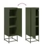Aparador de acero verde oliva 36x39x123 cm by , Sideboards - Ref: Foro24-846528, Price: 100,16 €, Discount: %