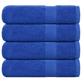 Toallas de baño 4 uds azul 100x150 cm 360 g/m² 100% algodón by , Towels - Ref: Foro24-136717, Price: 43,94 €, Discount: %