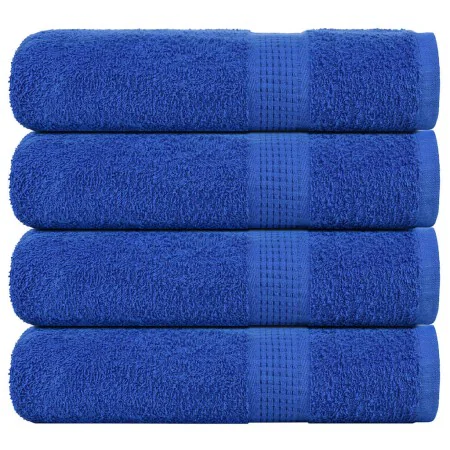Toallas de baño 4 uds azul 100x150 cm 360 g/m² 100% algodón de , Toallas - Ref: Foro24-136717, Precio: 43,90 €, Descuento: %