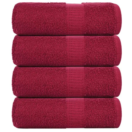 Toallas 4 uds 100% algodón burdeos 30x30 cm 360 gsm by , Towels - Ref: Foro24-136729, Price: 12,84 €, Discount: %