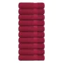 Toallas de Mano 10 uds burdeos 50x100cm 360 g/m² 100% algodón von , Handtücher - Ref: Foro24-136736, Preis: 62,67 €, Rabatt: %