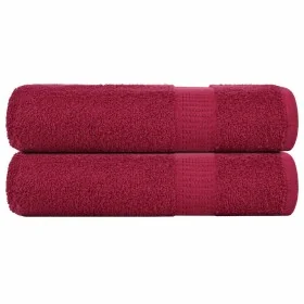 Toallas de mano 2 uds 100% algodón burdeos 50x100 cm 360 gsm von , Handtücher - Ref: Foro24-136734, Preis: 18,91 €, Rabatt: %