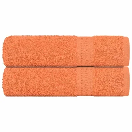 Toallas de mano 2 uds naranja 50x100 cm 360 gsm 100% algodón de , Toallas - Ref: Foro24-136902, Precio: 15,43 €, Descuento: %