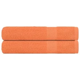 Toallas 2 uds 100% algodón naranja 100x200 cm 600 gsm by , Towels - Ref: Foro24-136914, Price: 34,32 €, Discount: %