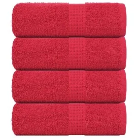 Toallas 4 uds 100% algodón rojo 30x30 cm 360 gsm von , Handtücher - Ref: Foro24-136921, Preis: 12,84 €, Rabatt: %