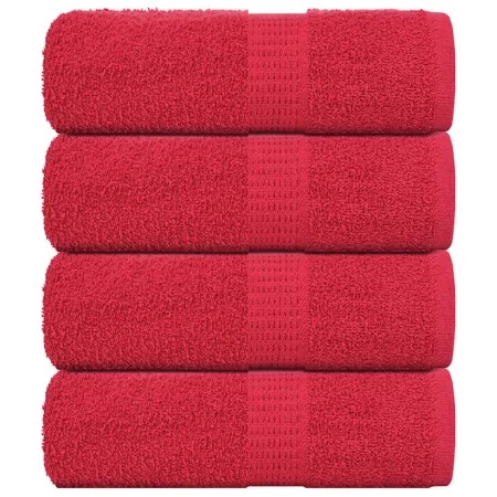 Toallas 4 uds 100% algodón rojo 30x30 cm 360 gsm by , Towels - Ref: Foro24-136921, Price: 12,84 €, Discount: %