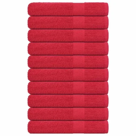 Toallas 10 uds rojo 100x200 cm 360 gsm 100% algodón by , Towels - Ref: Foro24-136940, Price: 129,99 €, Discount: %