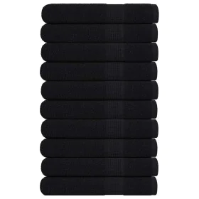 Toallas de sauna 10 uds 100% algodón negro 80x200 cm 360 gsm by , Towels - Ref: Foro24-136961, Price: 115,88 €, Discount: %