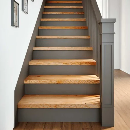 Peldaños de escalera 2 uds madera maciza roble marrón claro by , Stair mats - Ref: Foro24-3283784, Price: 87,11 €, Discount: %