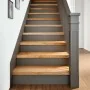 Peldaños de escalera 2 uds madera maciza roble marrón claro by , Stair mats - Ref: Foro24-3283784, Price: 87,11 €, Discount: %