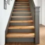 Peldaños de escalera 2 uds madera maciza roble marrón claro by , Stair mats - Ref: Foro24-3283790, Price: 89,39 €, Discount: %