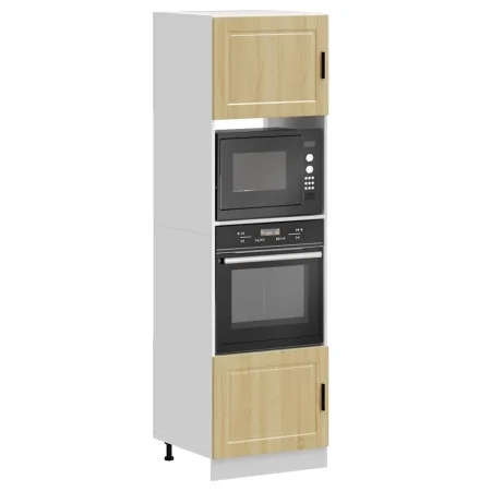 Armarios para horno 2 uds Porto roble sonoma madera ingeniería de , Armarios de cocina - Ref: Foro24-3315054, Precio: 189,92 ...