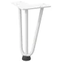 Patas de mesa tipo horquilla 4 uds acero macizo blanco 20 cm by , Table legs - Ref: Foro24-4012433, Price: 36,93 €, Discount: %