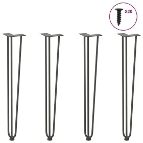 Patas de mesa tipo horquilla 4 uds acero macizo antracita 72 cm von , Tischbeine - Ref: Foro24-4012446, Preis: 69,94 €, Rabat...