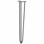 Patas de mesa tipo horquilla 4 uds acero macizo antracita 72 cm by , Table legs - Ref: Foro24-4012446, Price: 69,94 €, Discou...