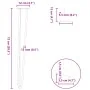 Patas de mesa tipo horquilla 4 uds acero macizo antracita 72 cm by , Table legs - Ref: Foro24-4012446, Price: 69,94 €, Discou...