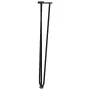 Patas de mesa tipo horquilla 4 uds acero macizo negro 72 cm von , Tischbeine - Ref: Foro24-4012444, Preis: 58,77 €, Rabatt: %