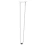 Patas de mesa tipo horquilla 4 uds acero macizo blanco 72 cm by , Table legs - Ref: Foro24-4012425, Price: 64,86 €, Discount: %