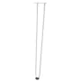 Patas de mesa tipo horquilla 4 uds acero macizo blanco 72 cm by , Table legs - Ref: Foro24-4012425, Price: 64,86 €, Discount: %