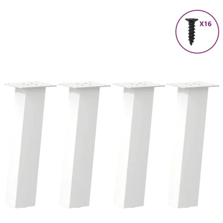 Patas para mesa de centro 4 uds acero blanco 42 cm von , Tischbeine - Ref: Foro24-4012501, Preis: 68,04 €, Rabatt: %