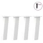 Patas para mesa de centro 4 uds acero blanco 42 cm von , Tischbeine - Ref: Foro24-4012501, Preis: 68,04 €, Rabatt: %
