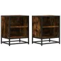 Mesitas noche 2 uds madera ingeniería roble ahumado 40x31x50 cm von , Nachttische - Ref: Foro24-848704, Preis: 61,92 €, Rabat...
