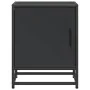 Mesitas de noche 2uds madera ingeniería negro 40x31x50 cm metal by , Nightstands - Ref: Foro24-848710, Price: 66,45 €, Discou...