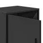 Mesitas de noche 2uds madera ingeniería negro 40x31x50 cm metal by , Nightstands - Ref: Foro24-848710, Price: 66,45 €, Discou...