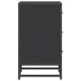 Mesita de noche madera ingeniería negro 40x34,5x60 cm metal de , Mesitas de noche - Ref: Foro24-848719, Precio: 62,39 €, Desc...