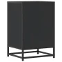 Mesita de noche madera ingeniería negro 40x34,5x60 cm metal de , Mesitas de noche - Ref: Foro24-848719, Precio: 62,39 €, Desc...